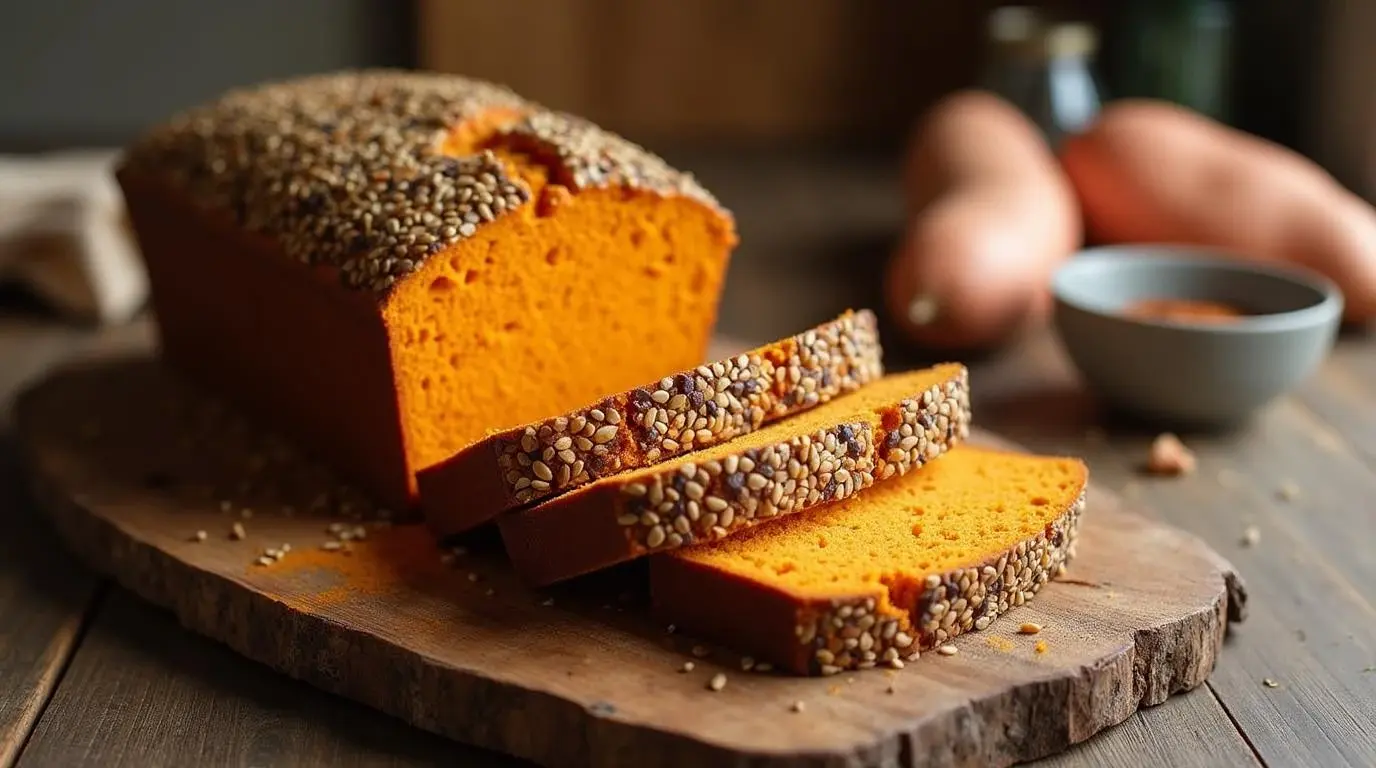 seeded miso sweet potato bread recipe