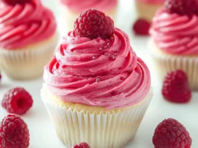 lemon raspberry cupcakes​