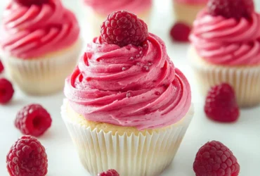 lemon raspberry cupcakes​