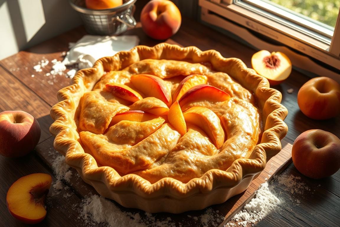 peach pie with canned peaches recipe