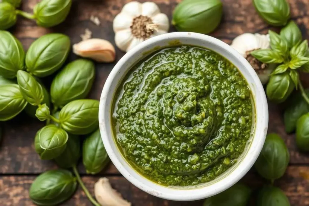 pesto recipe without pine nuts