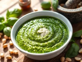 pesto recipe without pine nuts