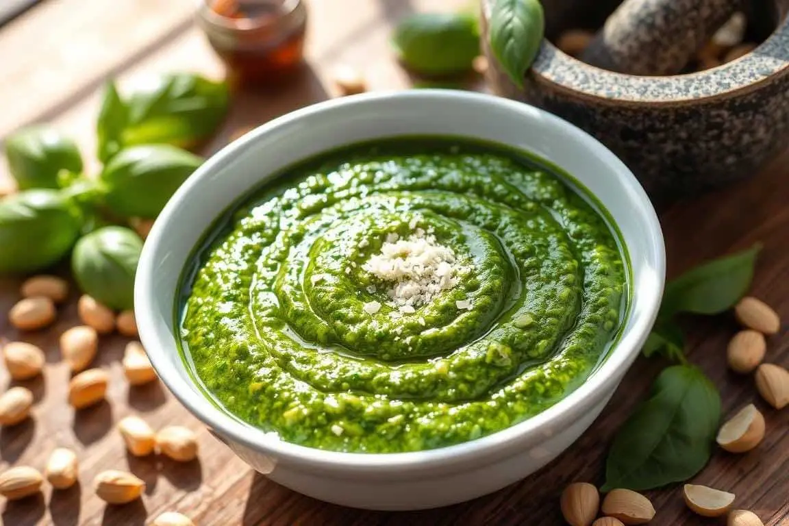 pesto recipe without pine nuts