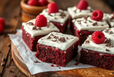 red velvet brownies