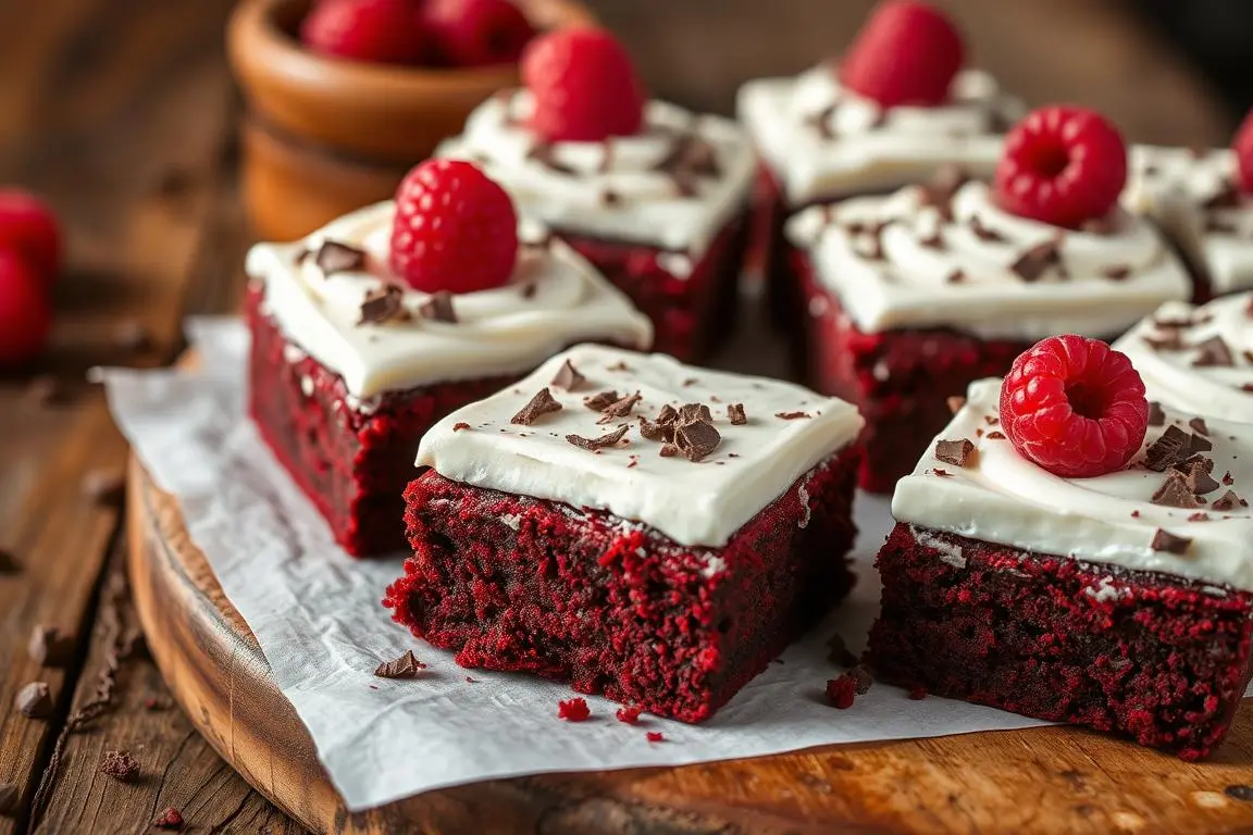 red velvet brownies