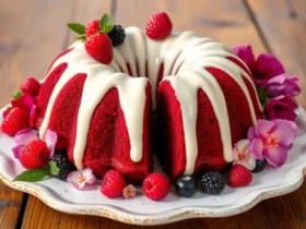 red velvet bundt cake​