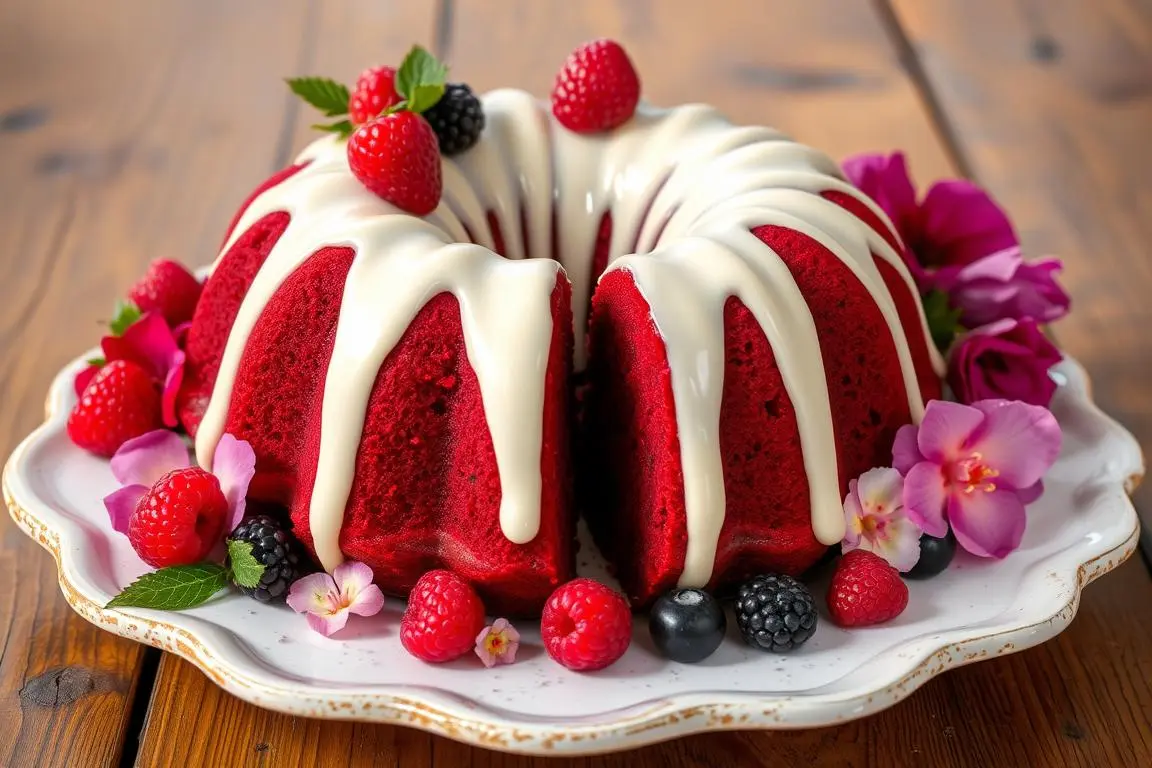 red velvet bundt cake​