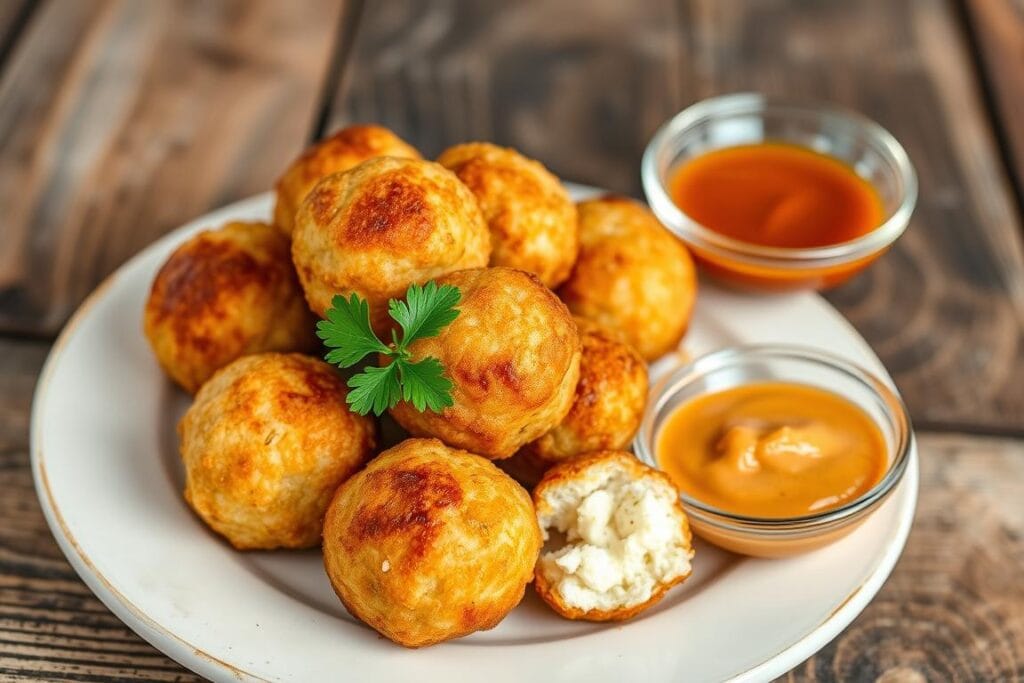 traditional crab balls